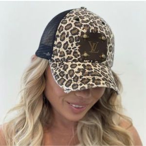 Authentic vintage Louis Vuitton upcycled hat